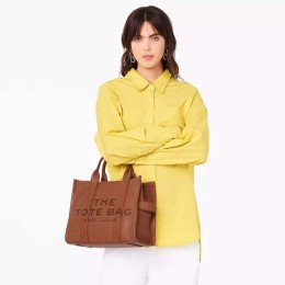 СУМКА MARC JACOBS THE LEATHER MEDIUM TOTE BAG ARGAN OIL